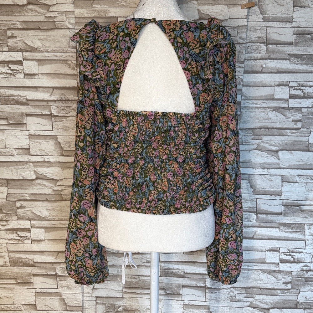 FREE PEOPLE Mabel Printed Blouse - Picture 7 of 12